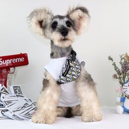 Mochila de cuero con estampado de mascota a la moda, mochila para mascota, mochila con pecho para perro
