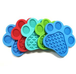 Hondenlikmat Mat Slow Feeder Bathing Distraction Pads met zuignap voor traktaties, angstverlichting, verzorging, huisdierentraining