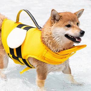 Honden reddingsvest Sport Veiligheid Rescue Vest Hondenkleding in zwembad Verstelbaar Vesten Puppy Float zwempak voor alle huisdierhonden 240411
