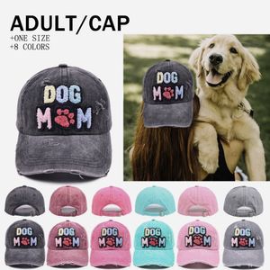 Party Hoeden DOG MAMA Baseball Hoed voor Vrouwen Zonneklep Geborduurde Letters Gewassen Caps L04