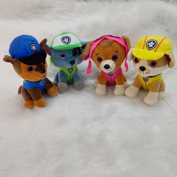 Equipo de patrulla canina, muñeco de juguete de peluche, muñeco de perro bonito para niños, muñeco de regalo para el Día de los niños