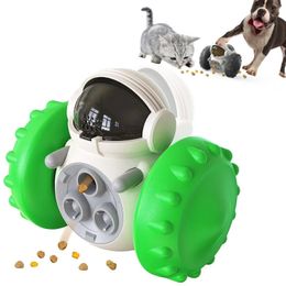 Hond Puzzelspeelgoed Dierenvoer Interactieve Tumbler Slow Feeder Grappig speelgoedtraktatiedispenser voor honden Katten Trainingsbenodigdheden 240220