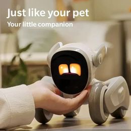 Chien robot loona toys intelligent intellect pvc vocation électronique animal de compagnie présente pour kid de bureau Noël whxhw