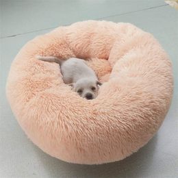 Hondenronde kattenbed warm slapen Lang pluche zacht huisdier huis kalmerend comfortabel nest s Product Y200330