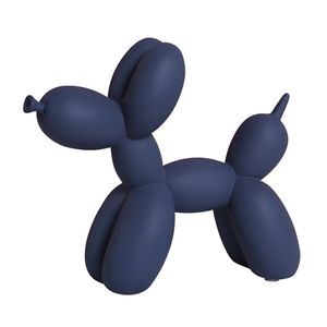 Honden beeldhouwkunst Balloon Art Standbeeld Mini Collectible Figuur Home Decoratie Resin Figurine Desk Accessoires Room Decor 220614