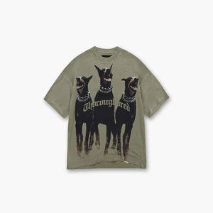 Hond T-shirt High Street Tee Lente Zomer Mode Skateboard Mannen Vrouwen T-shirt