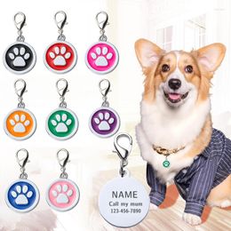 Dog Tag Aanpasbare Kraag Adres Tags Voor Honden Medaille Met Gravure Naam Kitten Puppy Accessoires Gepersonaliseerde Kat Ketting Ketting