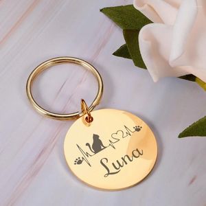 Dog Tag gepersonaliseerde huisdierkat ID Anti-lostnaam Shiny Planet Tags Gratis gravure voor puppy kraag typeplaatje hangende honden