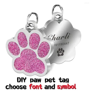 Dog Tag gepersonaliseerde huisdierkatnaam Tags Aangepaste ID Kraag Diy Nameplate Anti-meest hanger Kies lettertype Symbool Accessoires