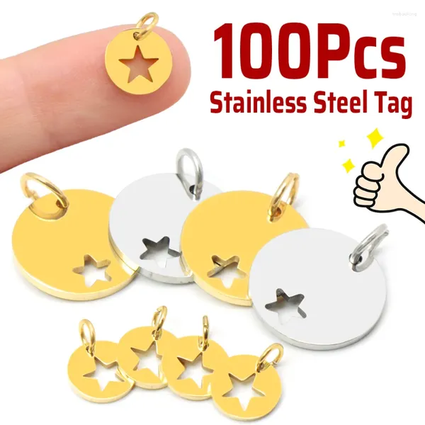 Dog Tag Wholesale 100pcs ID en acier inoxydable vierge