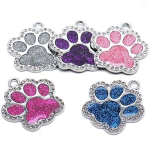 Dog Tag Wholesale 20pcs Custom Id personnalisé personnalisé gravé pour animaux de compagnie Col de chat de chat accessoires pour chiens Petshop