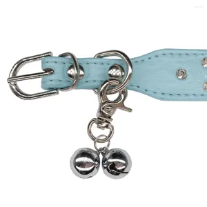 Dog Tag Wholesale 20pcs Nickel-plaqué Hardware Bells Collar Pet Charm Jewelry Cat Pendant Collier Puppy Accessoire