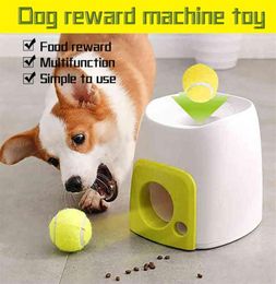 Dog Tennis Balls vervanging oefening trainer lanceerwerper werper chucker cat bounce sport speelgoed AFP Hyper Fetch Mini Pet T2G H04153024585126