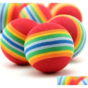 Hondenspeelgoed kauwt 200 stuks Diameter 35 mm Interessant en kat Super schattig Regenboogbal Cartoon knuffel 186 S2 Drop Delivery Huis Tuin Huisdier Dhmpk