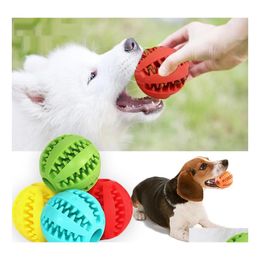 Hondenspeelgoed kauwt 5 cm huisdier honden speelgoed interactieve rubberen bal kleine grote honden kitten kauwspeeltjes tandreiniging is geen slecht doges voedsel i dhiu2