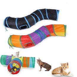 Hondenspeelgoed Kauwt Kat Tunnel Opvouwbaar speelgoed Interactieve training Opvouwbaar Crinkle Kitten Spelletjes spelen Tube met bal Pat Accessoires 230915