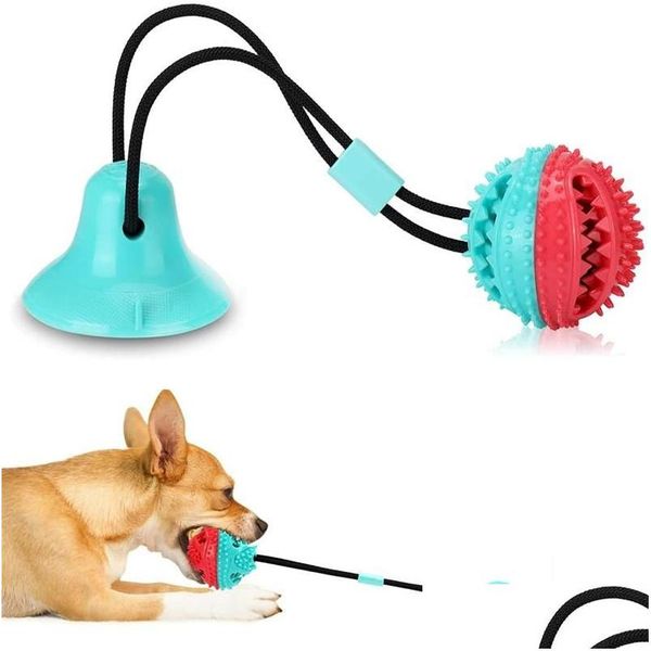 Jouets pour chiens à mâcher pour les mâcheurs agressifs, entraînement pour chiots, friandises, corde de dentition, jouet sur l'ennui, puzzle pour chien, friandises, distribution de nourriture Dhyoq