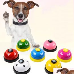 Dog Toys Chews Creative Pet Call Bell Toy voor interactieve training genaamd Dinner Cat Kitten Puppy Food Feed Reminder Supplies Drop Dhnjx