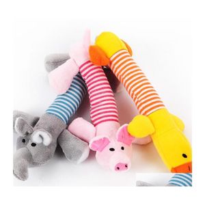 Chien Jouets À Mâcher Mignon Chat En Peluche Squeak Son Drôle Polaire Durabilité Jouet À Mâcher Fit Pour Tous Les Animaux De Compagnie Éléphant Cochon Drop Delivery Accueil G Dhtxy