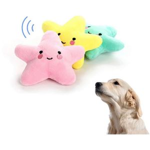 Chien Jouets À Mâcher Mignon Jouet En Peluche Animaux Étoiles Doux Polaire Shrilling Décompression Outil Pet Squeeze Son Chats Drop Delivery Home Garden S Dhi9F