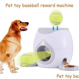 Jouets pour chiens à mâcher pour animaux de compagnie Catapt lanceur de balle de tennis interactif Jum Pitbl jouets Hine Matic lancer A26 Y200330 livraison directe maison Garde Dh7N3