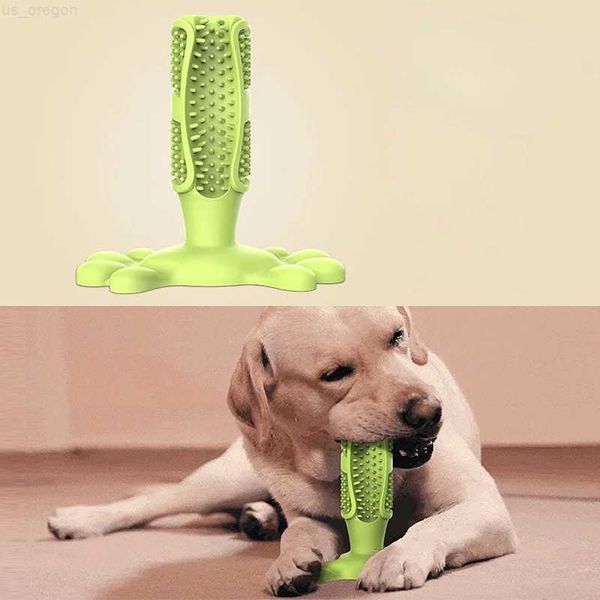 Jouets à mâcher pour chiens, chiots, jouets à mâcher durables, colonne de support, molaire pour animaux de compagnie, outil de nettoyage des dents, brosse à dents interactive, jouet mascotte dentaire