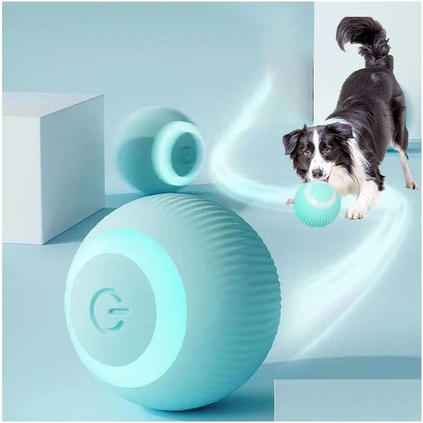 Jouets pour chiens mâche des jouets de balle de chien électrique roulant intelligent pour chiens formation auto-mobile chiot de compagnie intérieur interactif Playi Supply Drop Del Dhkjl