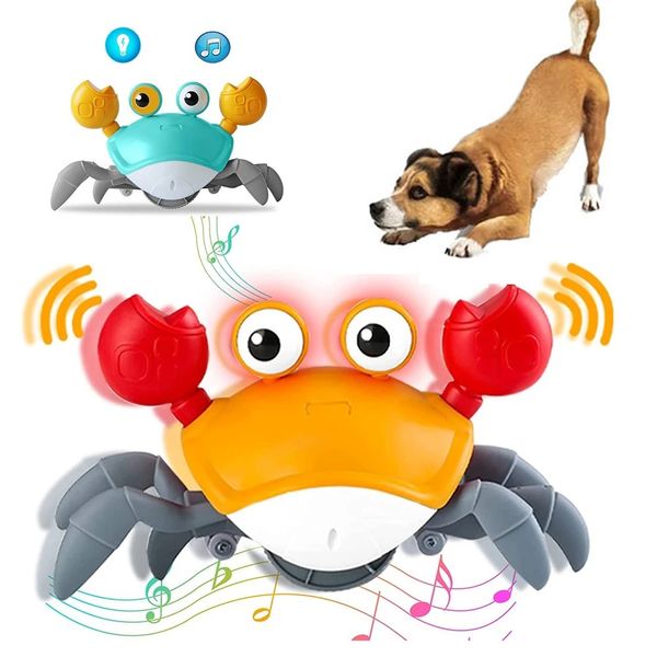 Jouets pour chiens à mâcher Jouets pour chiens électriques Auto Escape Jouet de crabe Jouets pour chiens intelligents pour dressage de chiens
