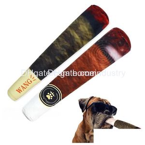 Hond Speelgoed Kauwt Grappige Pluche Piepende Honden Speelgoed Voor Medium Kleine Grote Schors Doos Puppy Speelbal Doobie Pitbl Cool doggy S Dhuj7