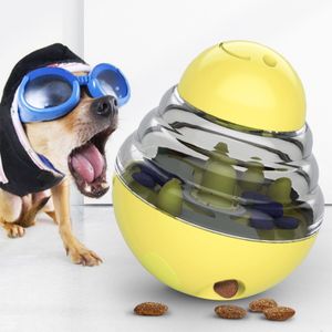 Jouets pour chiens à mâcher jouet interactif pour un distributeur de nourriture mangeoire drôle animal de compagnie secouant le conteneur de fuite chiot alimentation lente Tumble 230915