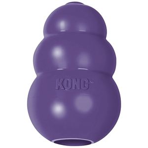 Dog Toys Chews KONG Senior Dog Toy Gentle Natural Rubber Fun to Chew and Fetch Purple 231031