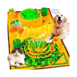Dog Toys Chews Large Snuffle Mat for Dogs Pet Interactive Training and Stress Relief Sniff Mat Feeding Mat Slow Feeder Dog Treat Mat Dog Toys 231009