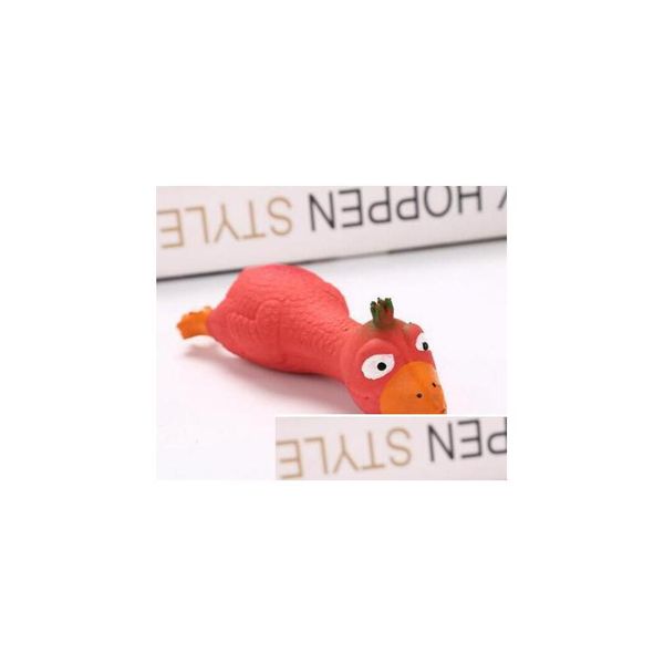 Jouets pour chiens à mâcher Latex Pet Sounding Screaming Chicken Spoofing Biteresistant 20Pcs / Lot W1263 Drop Delivery Home Garden Supplies Dhiw4