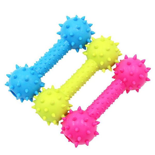 Jouets pour chiens à mâcher rendre le chiot heureux boules de dentition avec cloches chiens durables IQ Puzzle à mâcher pour chiot petit chien nettoyage des dents Chewi Otzqe