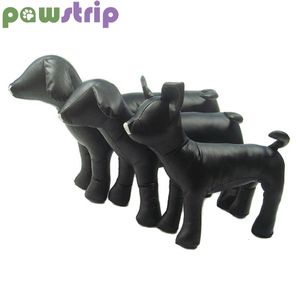 Juguetes para perros Masticables Pawstrip 1 pieza Maniquí de cuero para perros Posición de pie Modelos para perros PetShop Display para ropa Ropa Collar Pet Dog Toys 231212