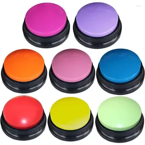Dog Toys & Chews Pet Button Color Voice Recording Buttons For Communication Training Buzzer 30 Second Record