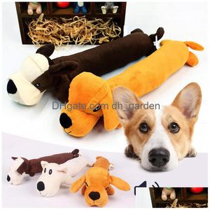 Jouets pour chiens à mâcher chat pour animaux de compagnie drôle polaire durabilité en peluche couineur mâcher son jouet adapté à tous les animaux de compagnie livraison longue livraison maison jardin Dhgarden Dhfo3