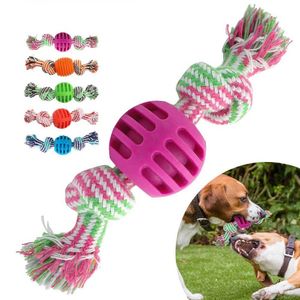 Jouets pour chiens à mâcher Pet Dog Toy Résistant aux morsures Chien Corde Jouet Double Noeud Coton Corde Chien Chew Corde Chiot Jouet De Dentition Fournitures Pour Animaux Chiot Jouets G230520