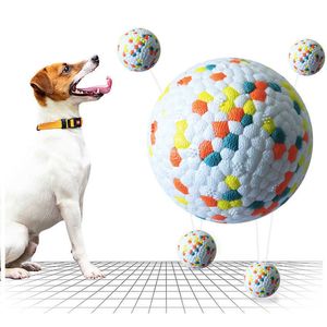 Hondenspeelgoed Chews Pet Dog Toy Fetch Ball Light Chew Rubber Ball Hoog Elastische Bite Resistance Interactief Gooien Vliegend speelgoed voor hondenaccessoires G230520