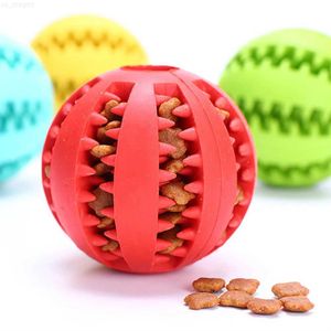 Jouets à mâcher pour chien, jouet interactif, balles en caoutchouc pour petits et grands chiens, chiot, chat, jouets à mâcher, nettoyage des dents d'animaux, boule de nourriture indestructible pour chien