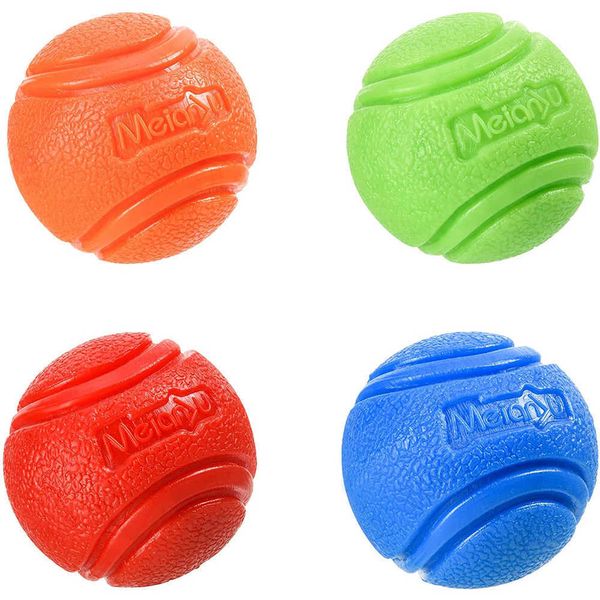 Jouets pour chiens à mâcher Jouets pour chiens de compagnie Balle pour chien Chien rebondissant en caoutchouc Balle solide Résistance aux jouets à mâcher pour chien Lancer et entraînement de récupération en plein air pour chiens G230520