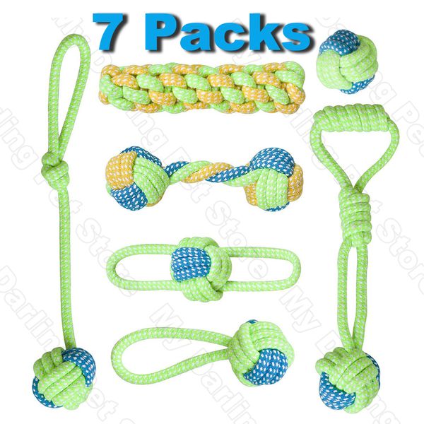 Jouets pour chiens mâche animal de compagnie pour grands petits s corde de coton interactive Mini boule s accessoires brosse à dents mâcher chiot 230228