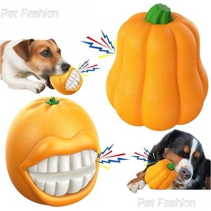 Toys à chiens mâtes jouet de citrouille pour animaux de compagnie pour petits grands chiens Halloween CHEW CHEW TRAPALIT EN TRAPALIT LABRADOR ACCESSOIRES DE BLDOG FRENSE DHCPB