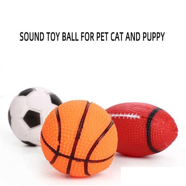 Jouets pour chiens à mâcher, fournitures pour animaux de compagnie, jouet amusant, matériau en vinyle, balle, entraînement interactif, jeu à mâcher pour chiots, livraison directe à domicile Dh8FP