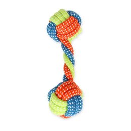 Hondenspeelgoed Chews Pet Toy Cotton Gevlochten Assorted Rope Chew Duurzaam Knoop Puppy Tandjes spelen voor honden Puppy's Drop levering OTDWP