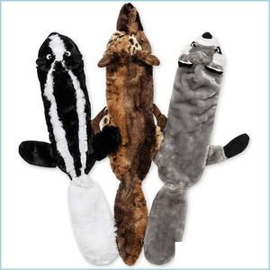 Hondenspeelgoed kauwt Pet Toys Cute Dog Cat pluche piepende geluid grappige polaire duurzaamheid kauwspeelgoed geschikt voor alle huisdieren drop levering 2021 hom dhvwl