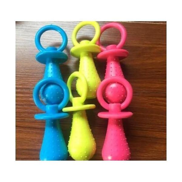 Jouets pour chiens à mâcher chiot bébé chiens jouet en caoutchouc non toxique drôle animal à mâcher grinçant pour chat mamelon balle jeu interactif fournitures haut Qm32U Dh8Vd