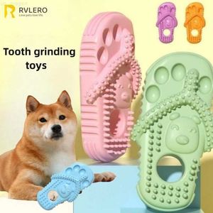 Jouets pour chiens, pantoufles à mâcher, jouets pour animaux de compagnie, mordre les chats, les chiens, Points saillants, meulage, nettoyage des dents, matériau TPR, Clip alimentaire, mignon, design intéressant