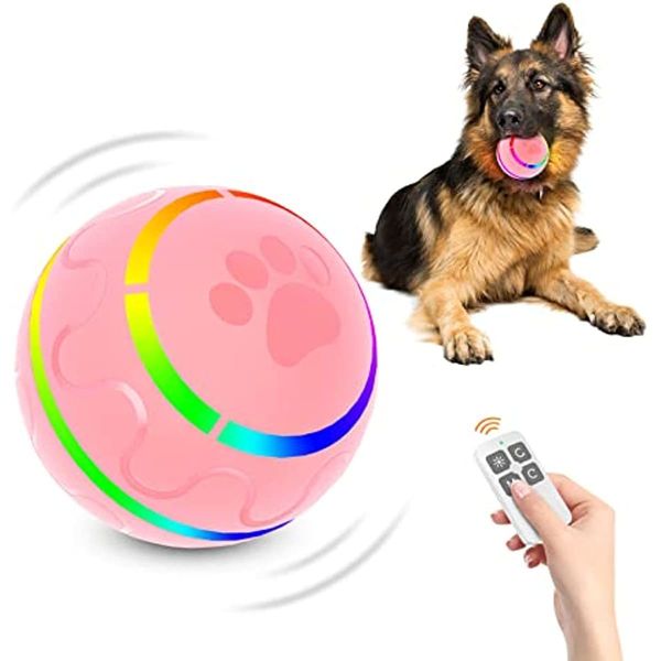 Juguetes para perros Mastica bolas interactivas inteligentes Control remoto Bola de juguete para masticar para masticadores agresivos 4 horas de tiempo de funcionamiento Rolling 230925