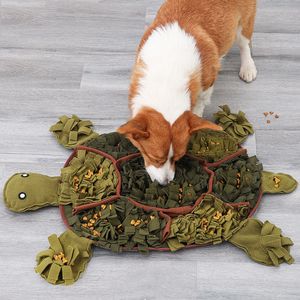 Hondenspeelgoed Chews Snuffle mat schildpad vorm huisdier langzaam voeding pad snuiven training release stress cadeau voor s 221122